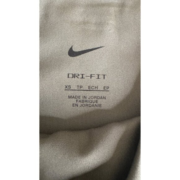 NWT Nike XS Womens Dri-Fit Olive Green High-Waisted Leggings Polyester & Spandex - Picture 4 of 16